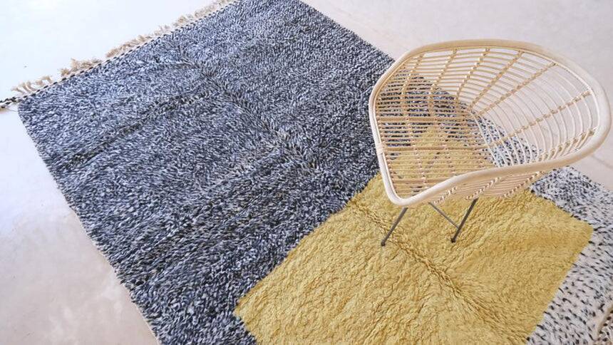 Modern Moroccan Berber wool rug 250 x 150cm
