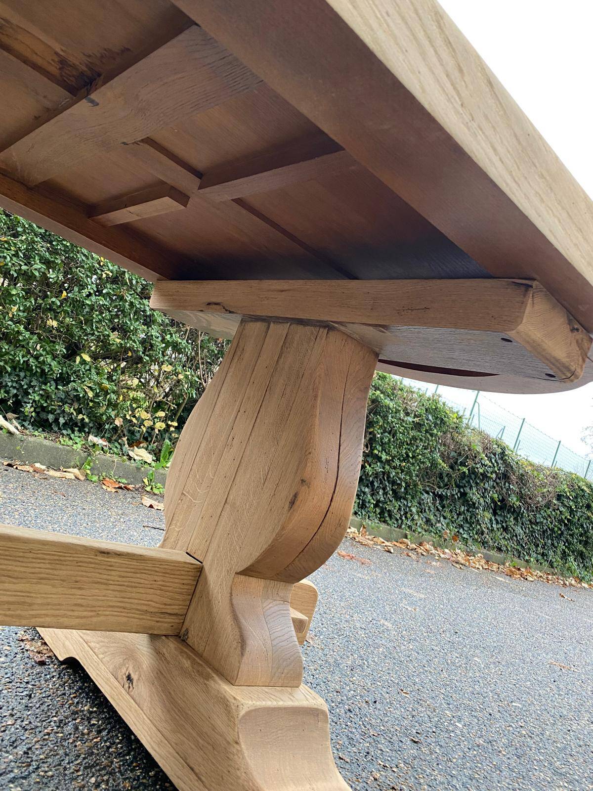 Table monastère en bois massif style chalet, 8 couverts johnson Couleur bois Robin Des Bois | La Redoute