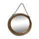 Old brass mirror