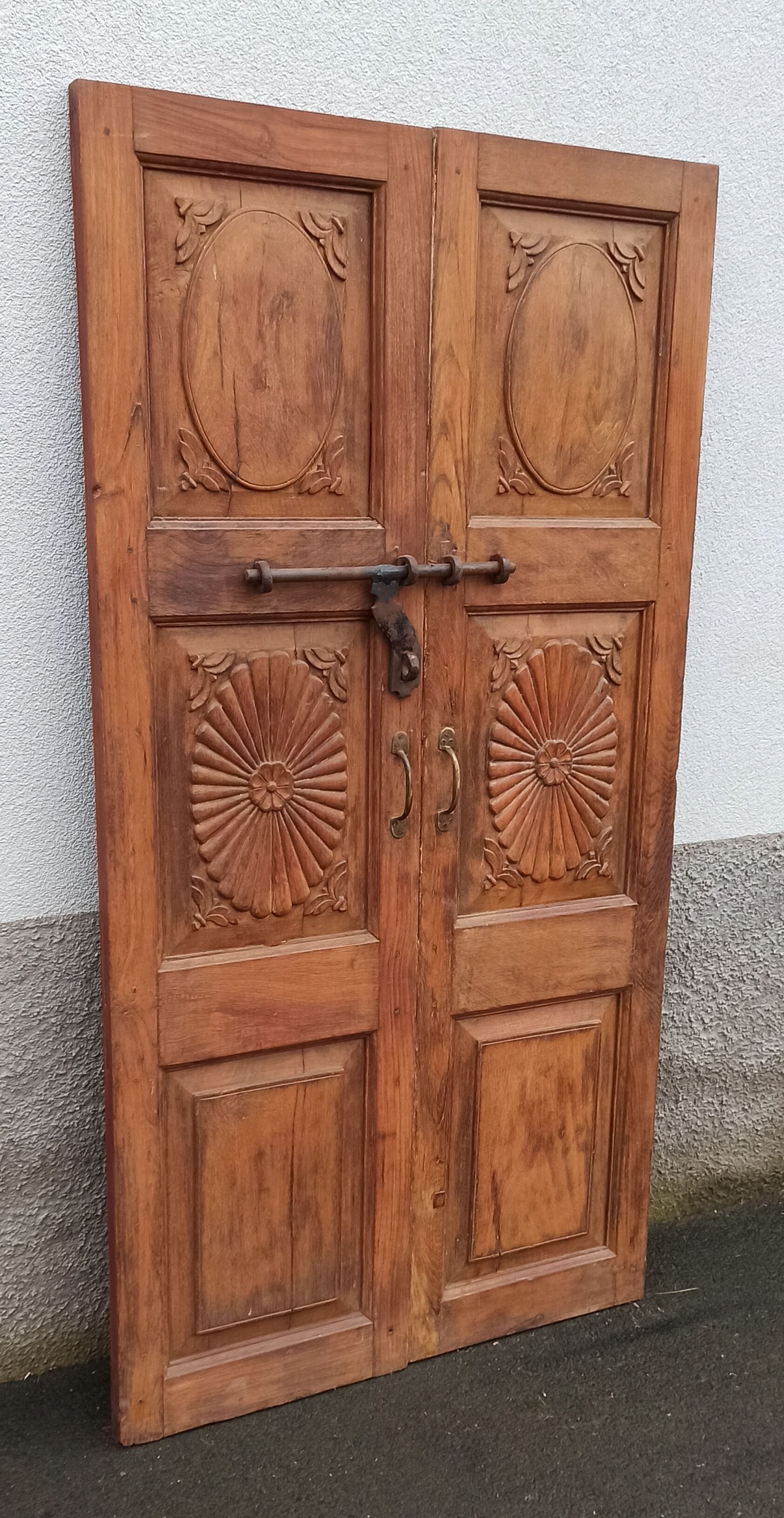 Old wooden door