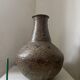 Grand vase pied de lampe grès 1970 vintage