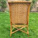 Fauteuil en rotin 60s