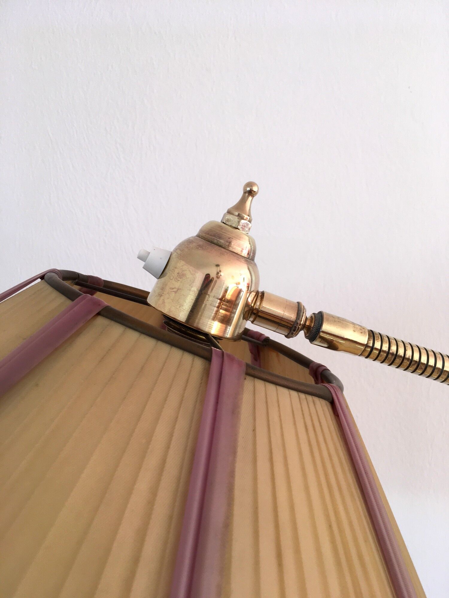 Vintage brass lamp lamp 50s