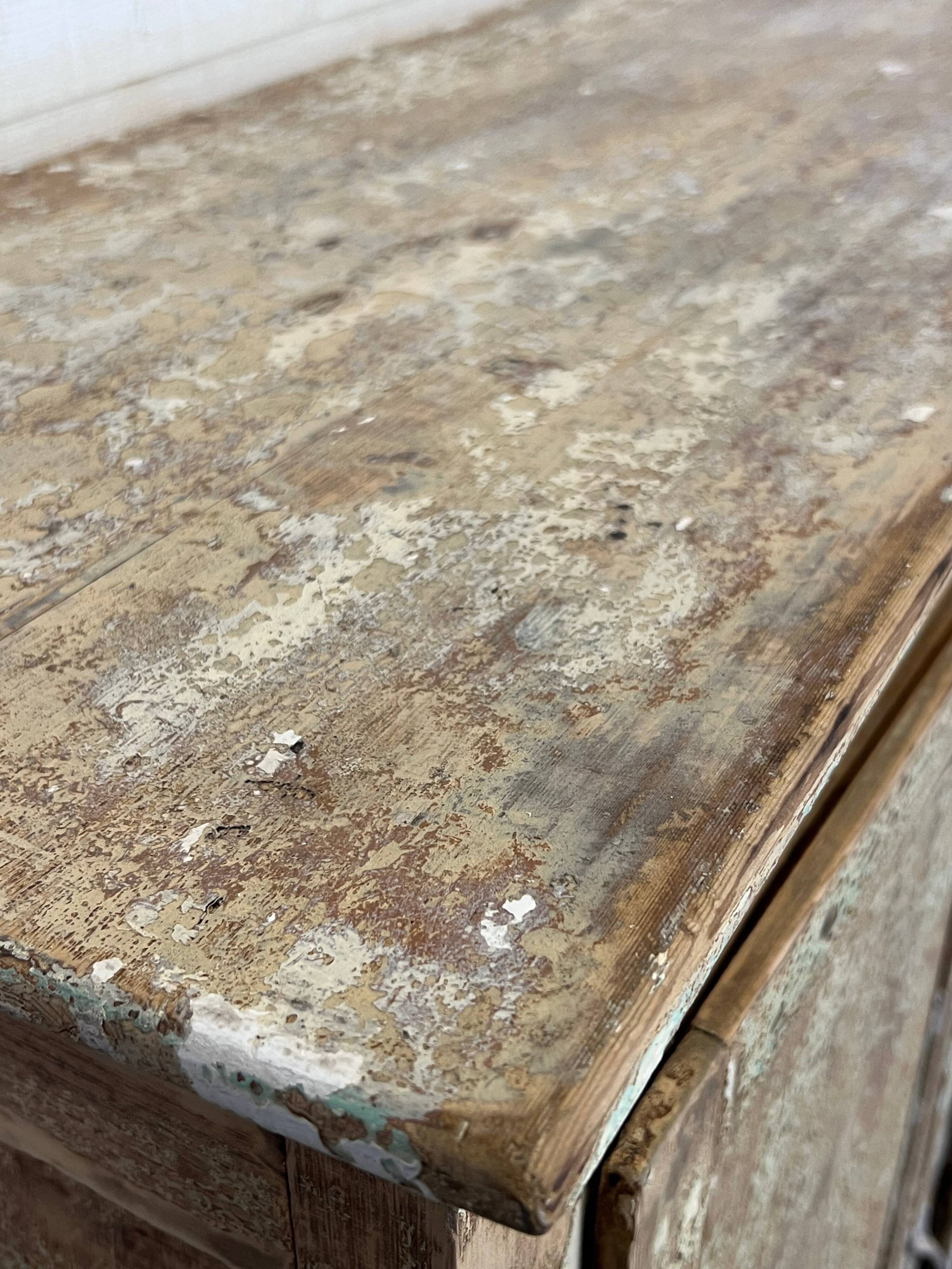 Distressed grand buffet