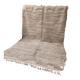 Moroccan Berber rug in cream wool 300 x 200 cm – Geometric patterns