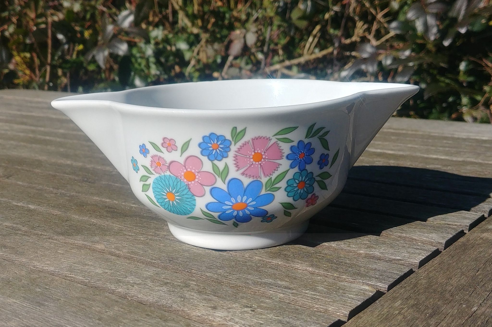 Serving bowl/saucière in porcelain Vintage 70s from Tognana