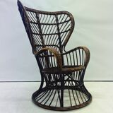 Vintage Rattan Peacock Chair