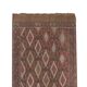 Tapis de couloir turc vintage