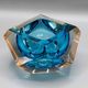 Antique ashtray pocket tray murano glass sommerso italy - flavio poli years