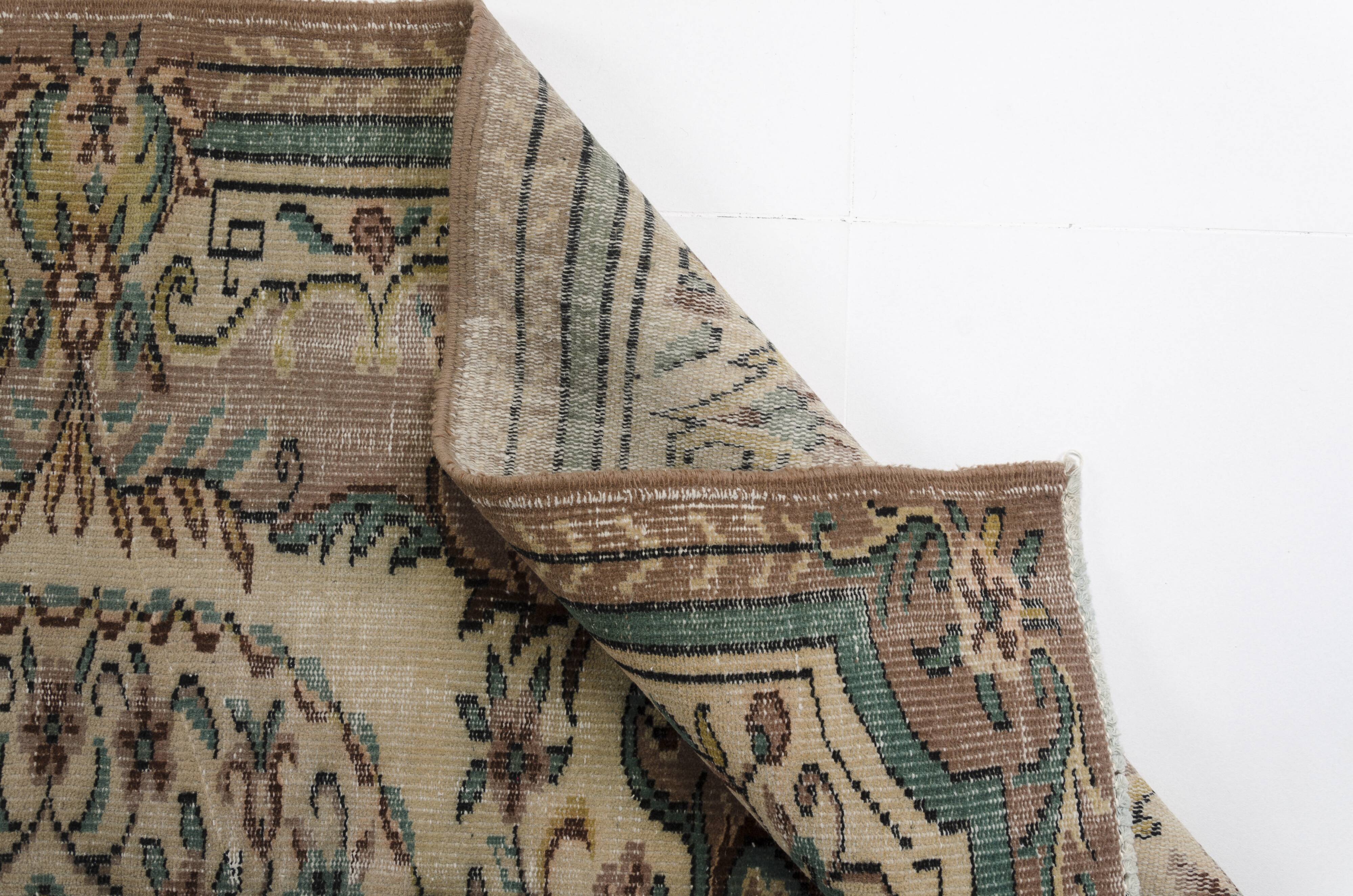 Vintage Turkish Floor Rug Sku v1047