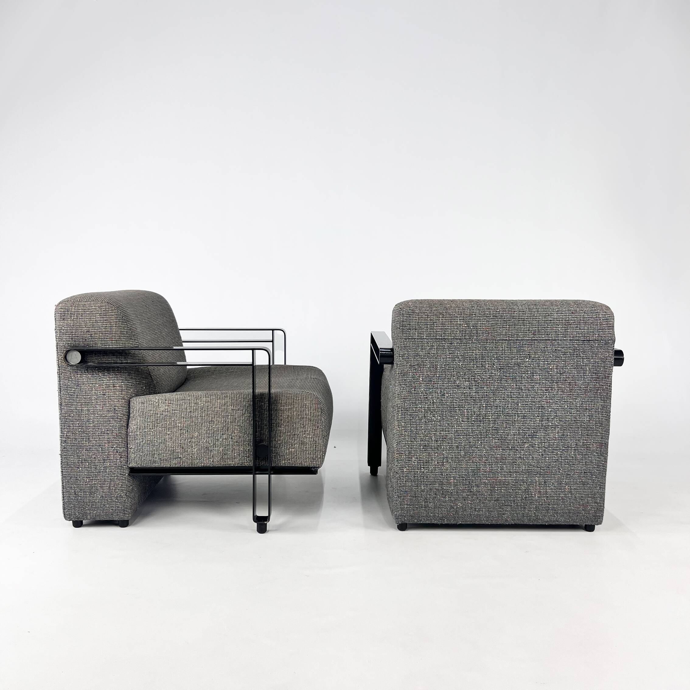 Set of 2 "Transformation" model 952 Armchairs by Hans de Wit for Artifort, 1980s