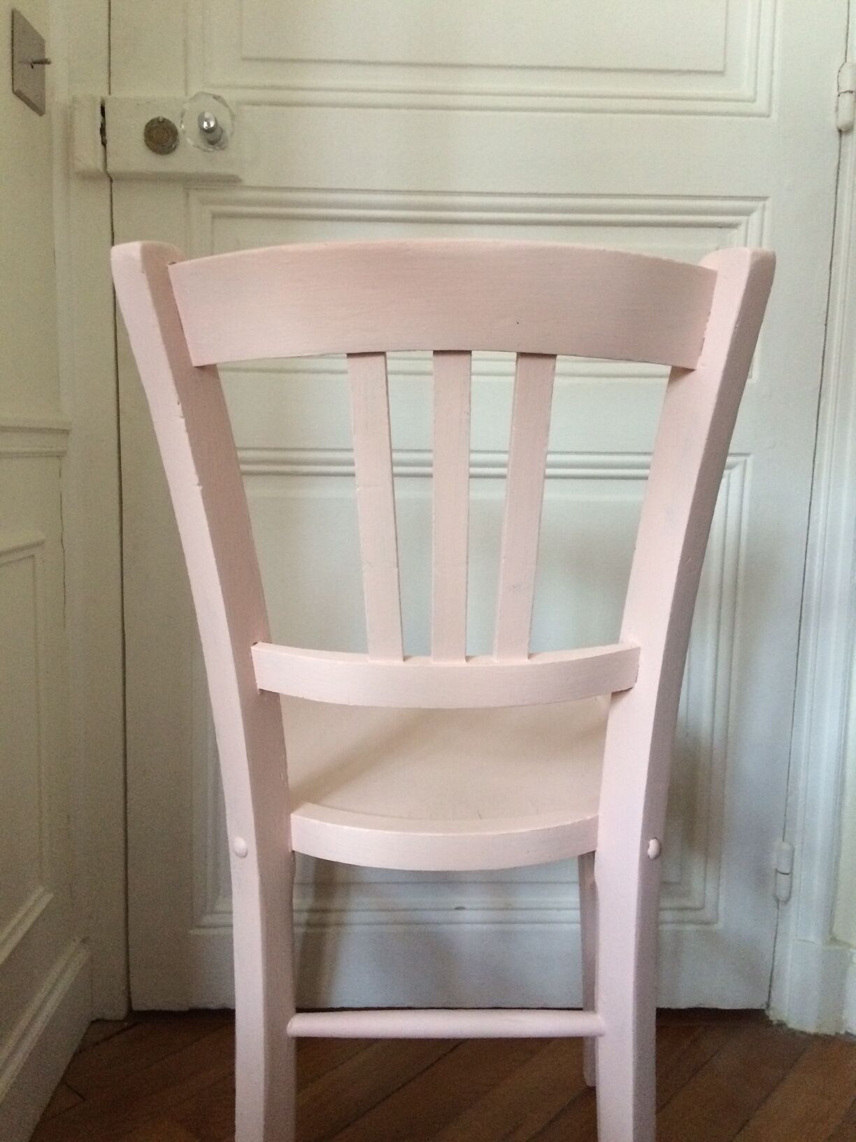 Chaise vintage rose