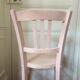 Chaise vintage rose