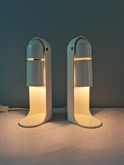 Pair of Italian lamps Flip Top by Richard Carruthers