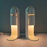 Pair of Italian lamps Flip Top by Richard Carruthers