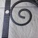 Wrought iron coat rack