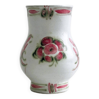 Vase with floral motifs Keraluc QUIMPER.