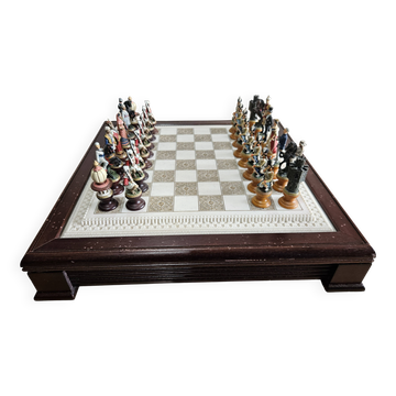 Franklin Mint Raj Collectible Chess Sets, 1970s.