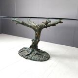 Vintage sculptural tree dining table, 1970s