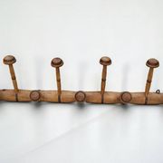 Bamboo wall coat rack 1900