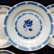 Set of 6 mismatched flat plates HBCM and Badonviller
