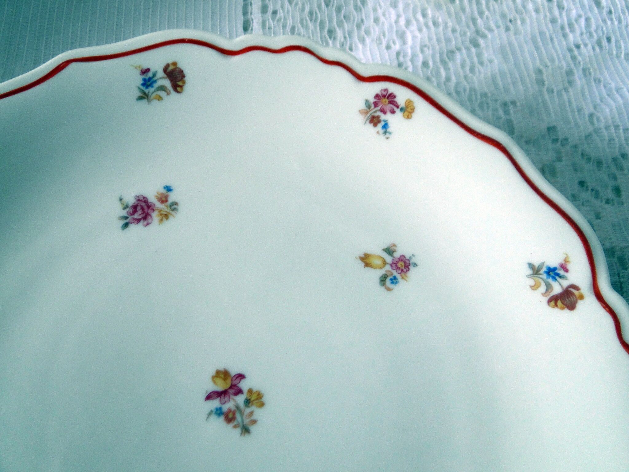 Limoges porcelain footed cup