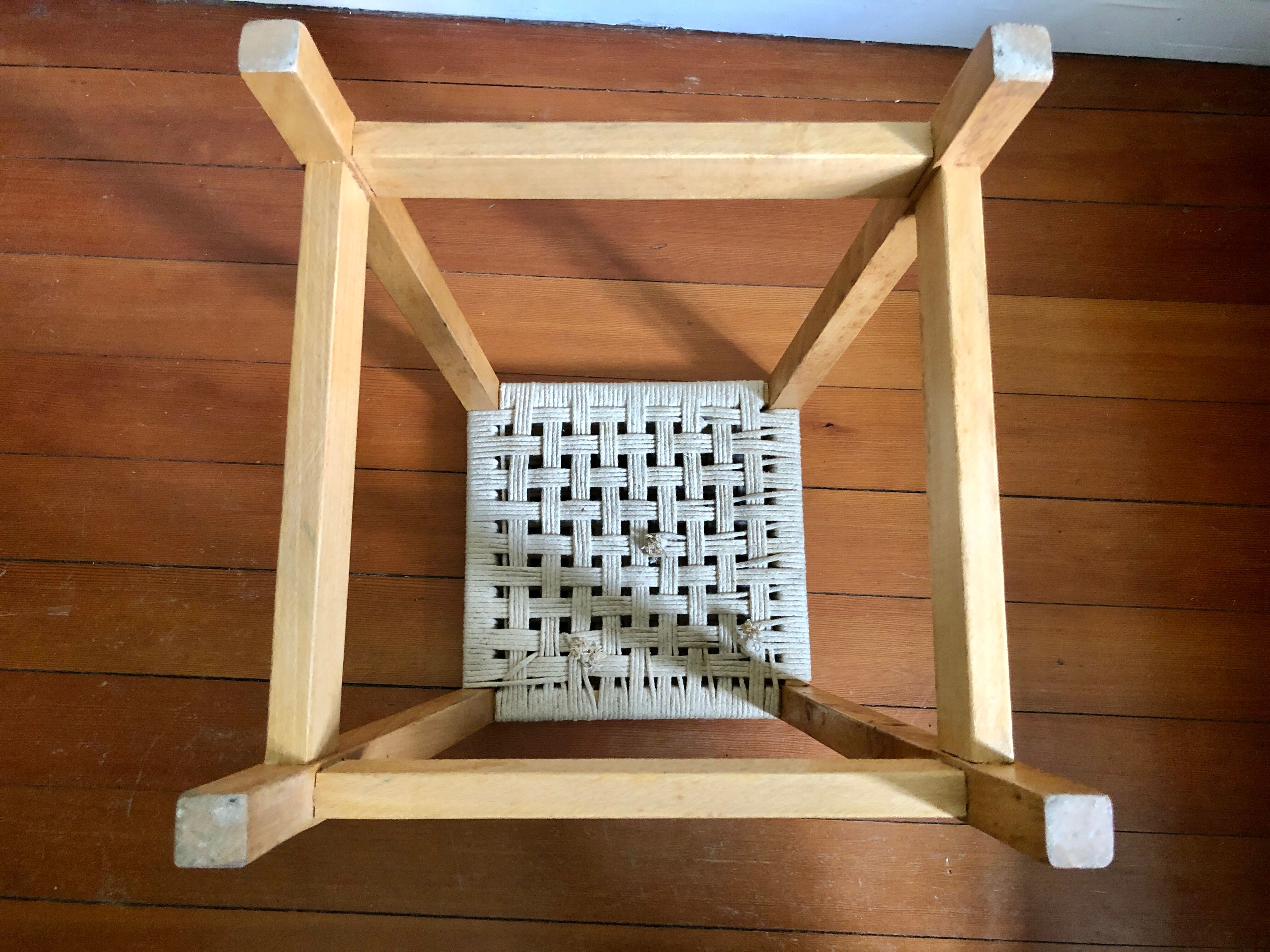 Danish rope stool 1970