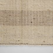 Striped Pattern Brown & Cream Vintage Kilim Rug, 220x300Cm
