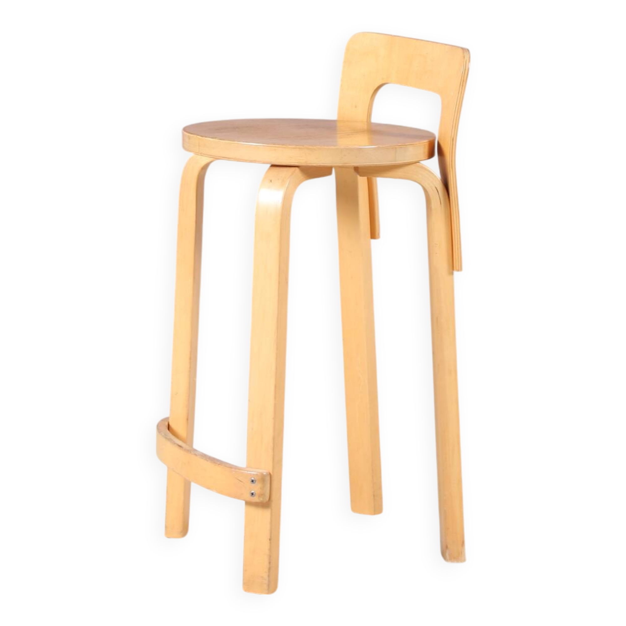 1960s “K65” Stool by Alvar Aalto for Artek, Finland