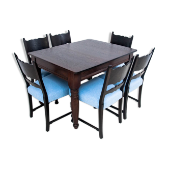 Ensemble de salle à manger avec 6 chaises