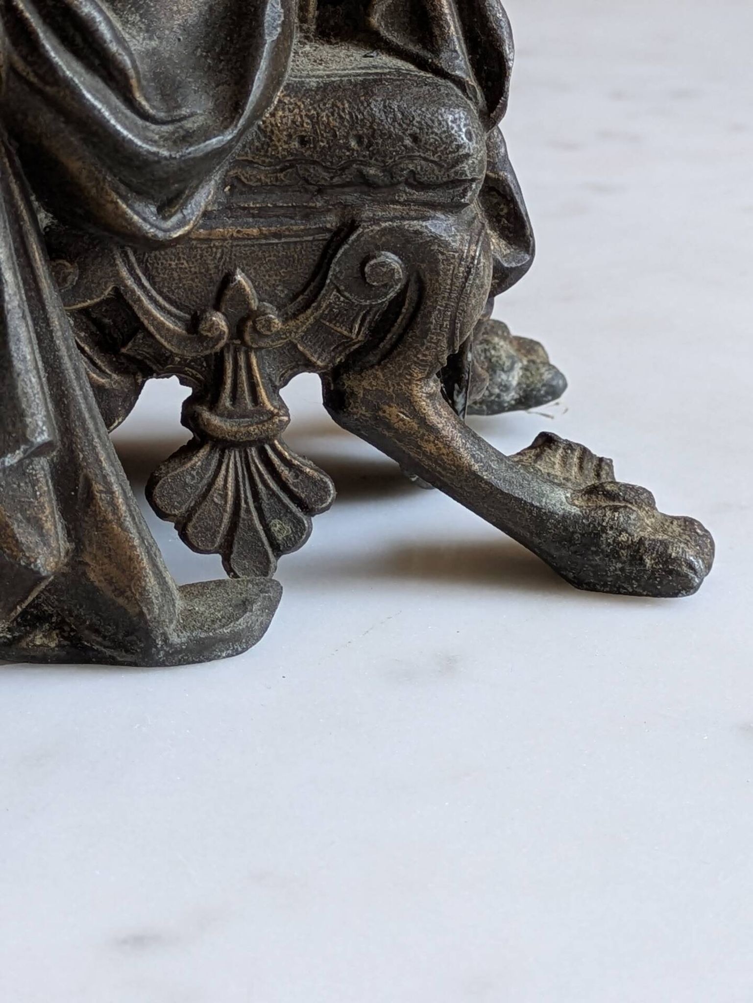 Antique Napoleon III regule statuette