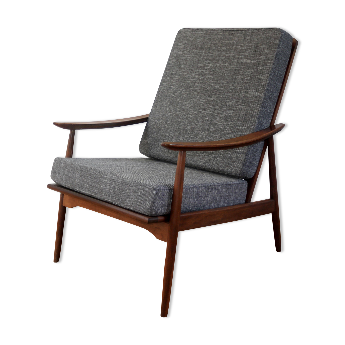 Scandinavian boomerang armchair 60s