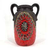 Vase vintage à lave grasse en céramique par Dümler & Breiden, 1960