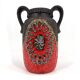 Vintage fat lava vase in ceramic by Dümler & Breiden, 1960s
