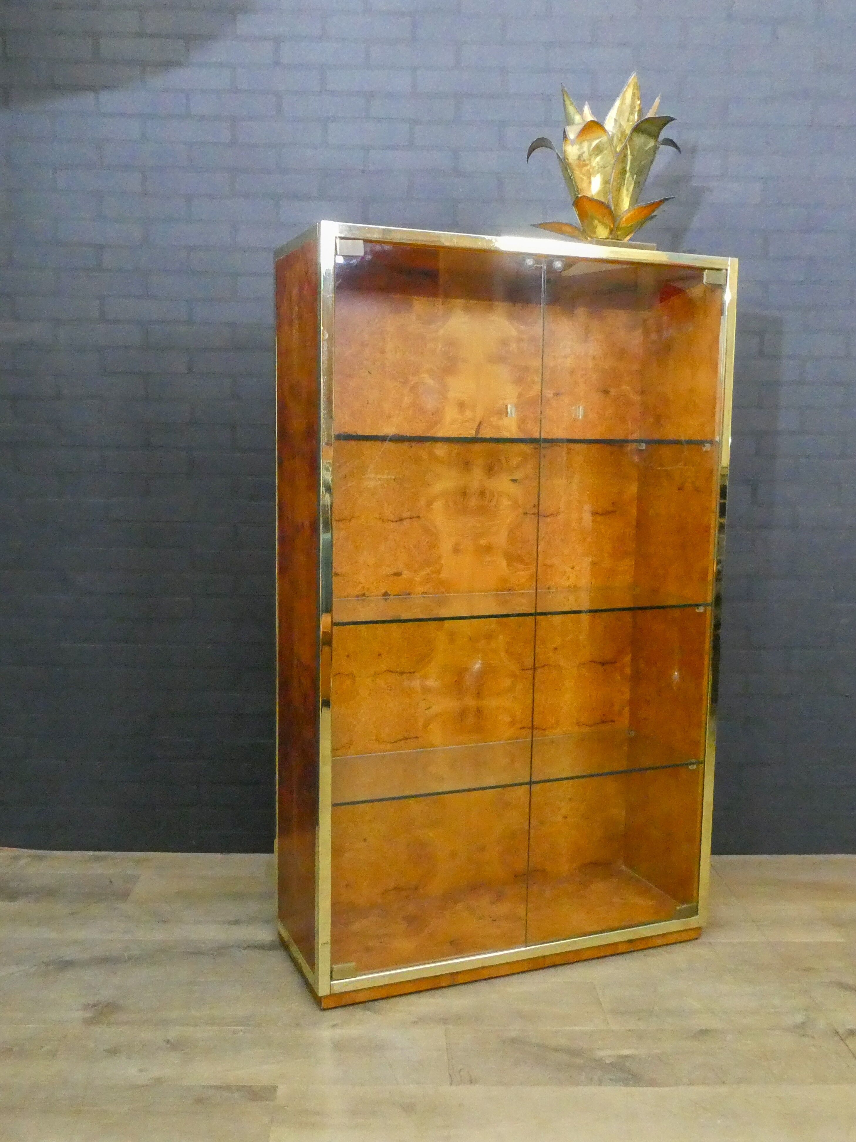 Mid Century display cabinet by Renato Zevi, Italy 1970s