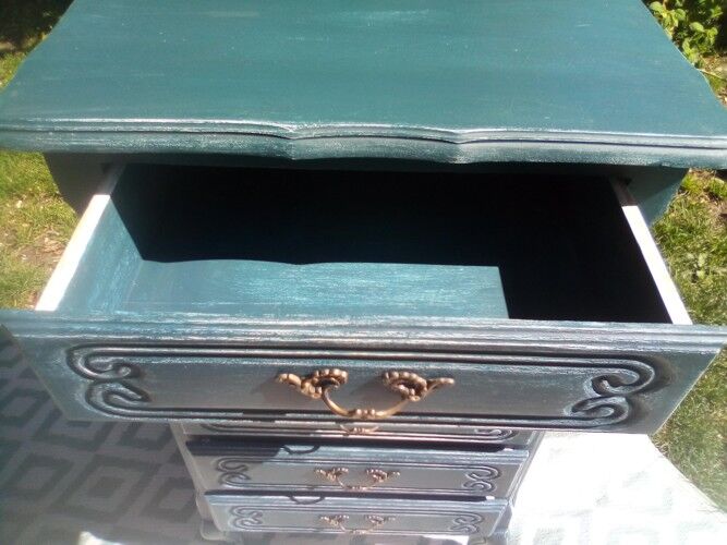 Skated wooden chiffonnier