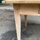 19th-century solid wood farmhouse table.