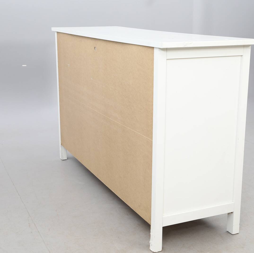 Chest of 8 white drawers model hemnes from ikea sweden