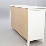 Chest of 8 white drawers model hemnes from ikea sweden