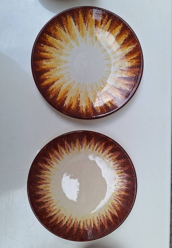 Partie de service en céramique de Quimper signé Paul Fouillen