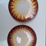 Part of a Quimper ceramic dinner service signed Paul Fouillen