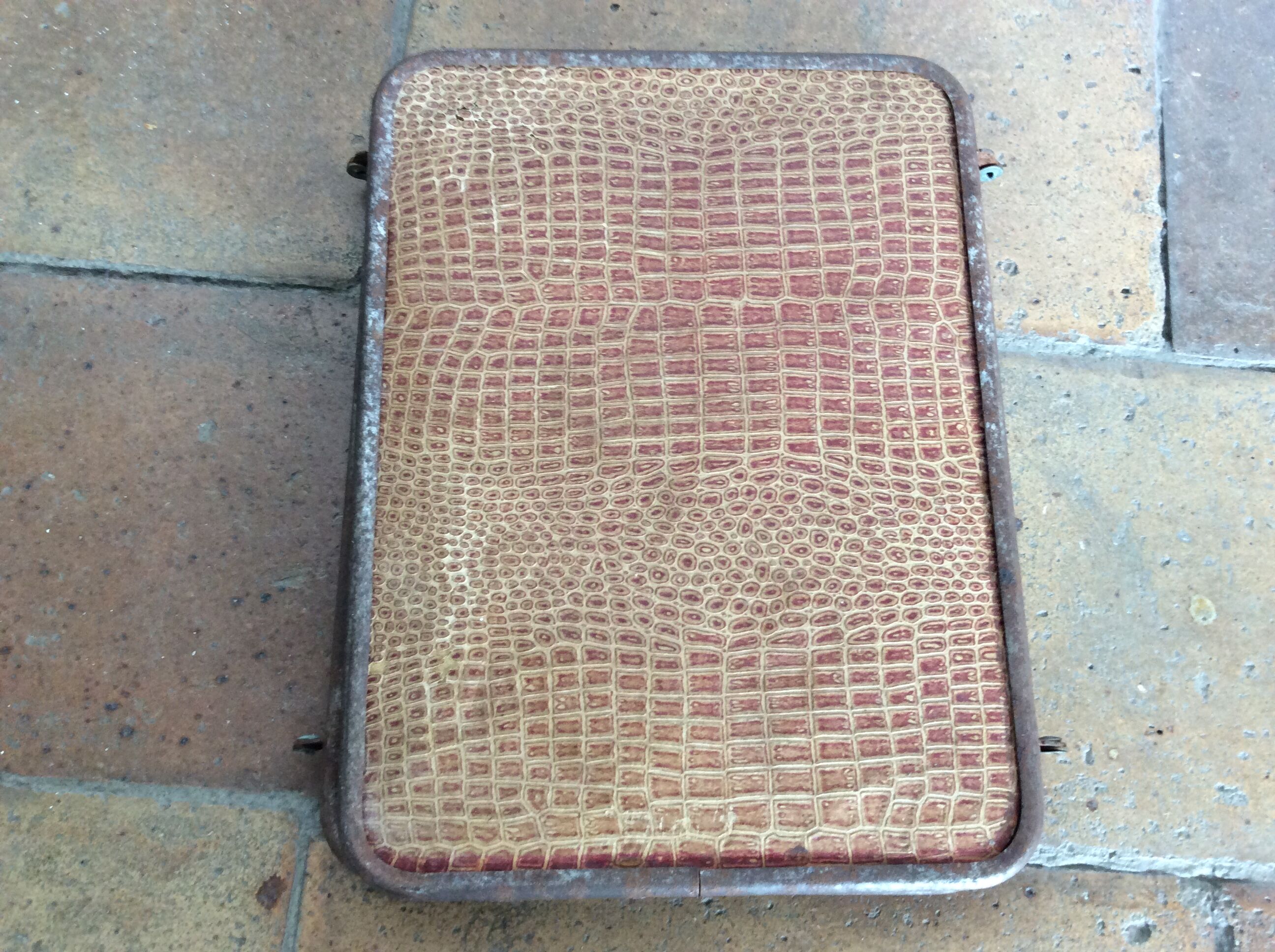 Triptych barber mirror - 57x24cm