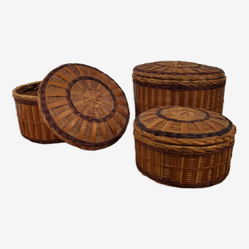 Trundle bamboo boxes
