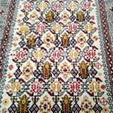 Ancient oriental carpet handmade 135 x 81cm
