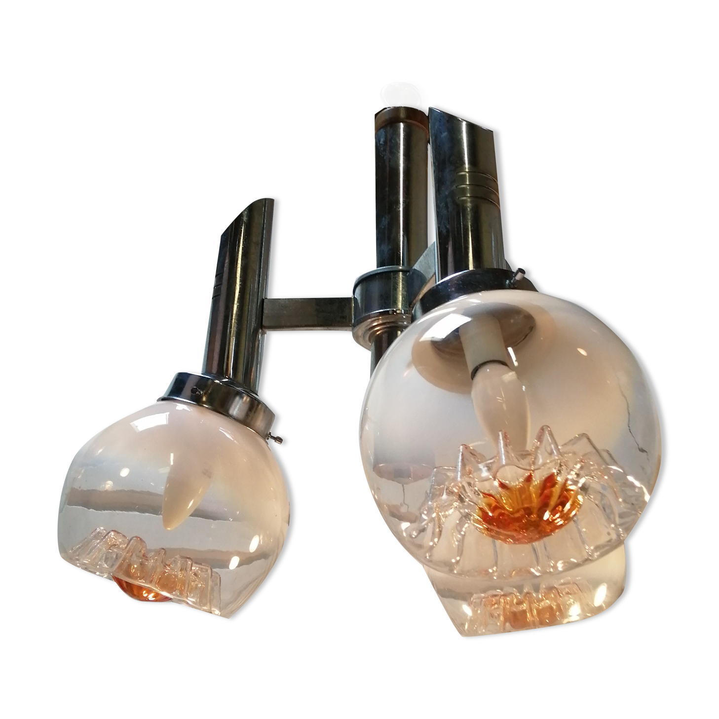 Suspension Mazzega Murano glasses - Vintage 70s