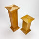 Set of 2 bohemian plant stands, 1970s