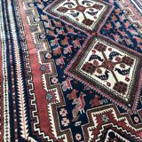 Carpet vintage Persian Afshar done hand 143 X 187 CM