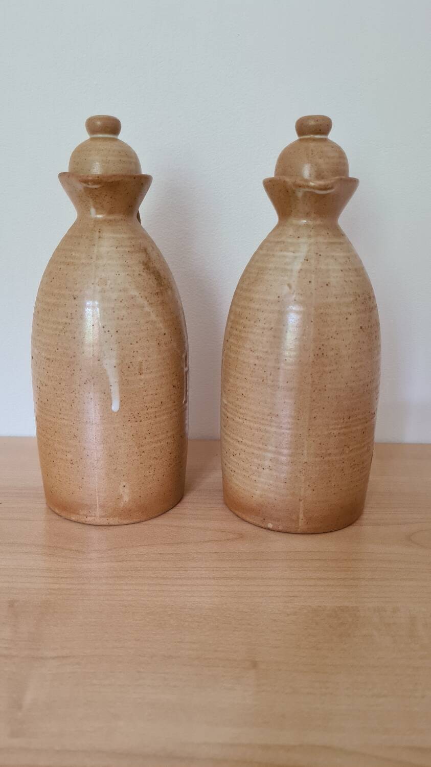 Carafe pitcher Stoneware Village France