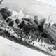 New York, USA, vintage engraving, printed in 1841.