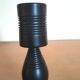 Pair of wooden candle holders design 60s 70s